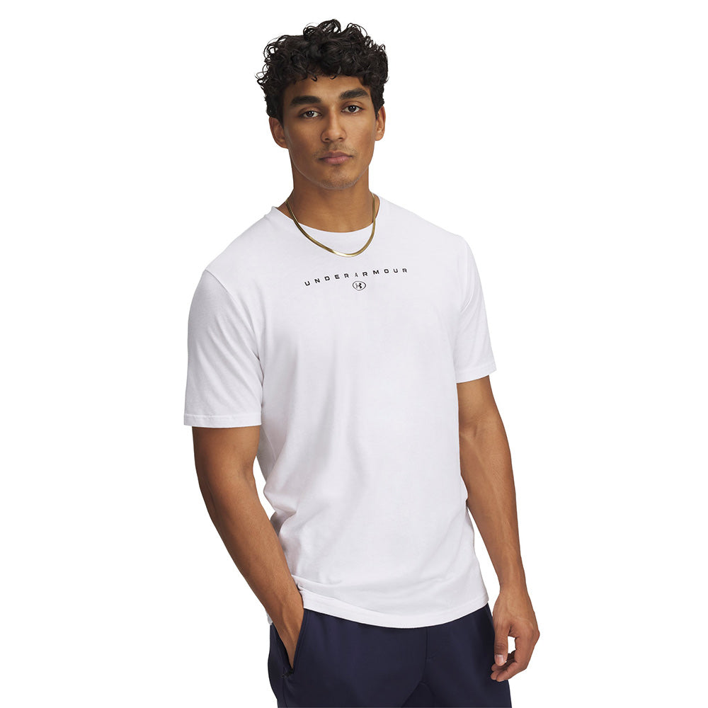 UNDER ARMOUR Stacked Logo เสื้อออกกำลังกายผู้ชาย