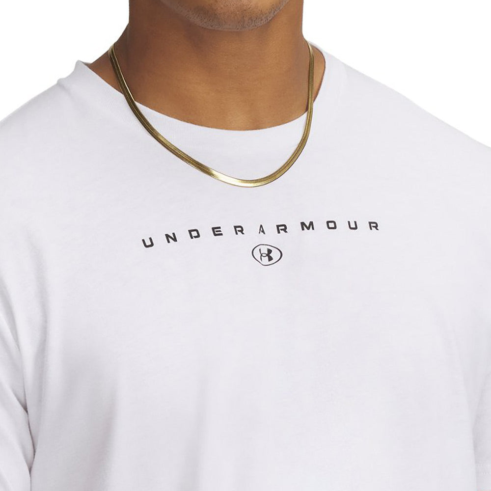 UNDER ARMOUR Stacked Logo เสื้อออกกำลังกายผู้ชาย