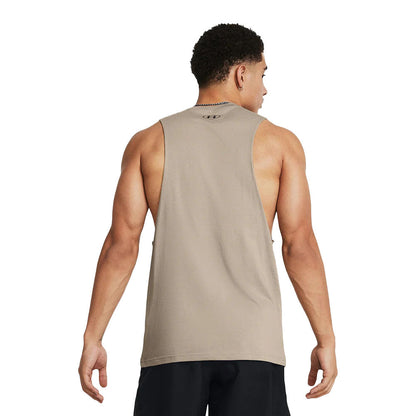 UNDER ARMOUR Sportstyle Left Chest Cut-Off เสื้อกล้ามออกกำลังกายผู้ชาย
