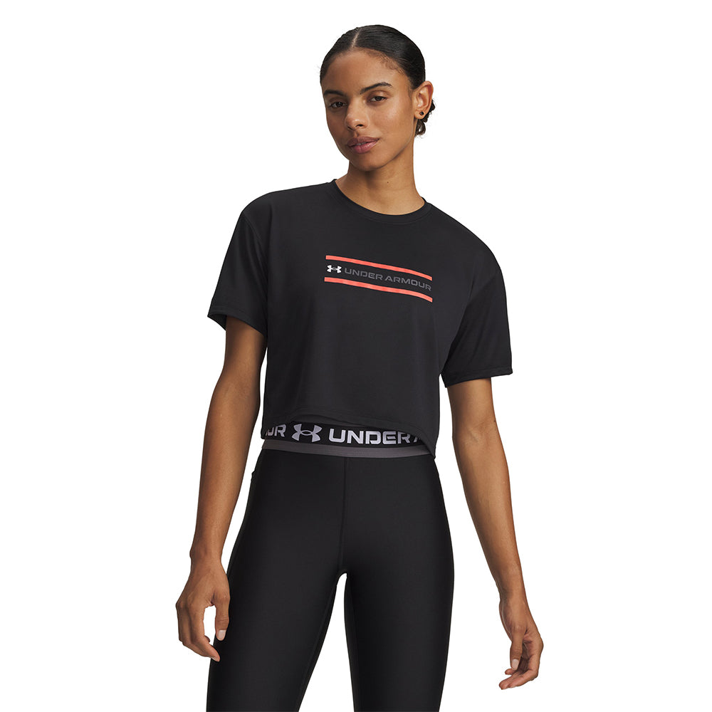 UNDER ARMOUR Tech™ Branded Crop Women's Training T-Shirt - Supersports Thailand