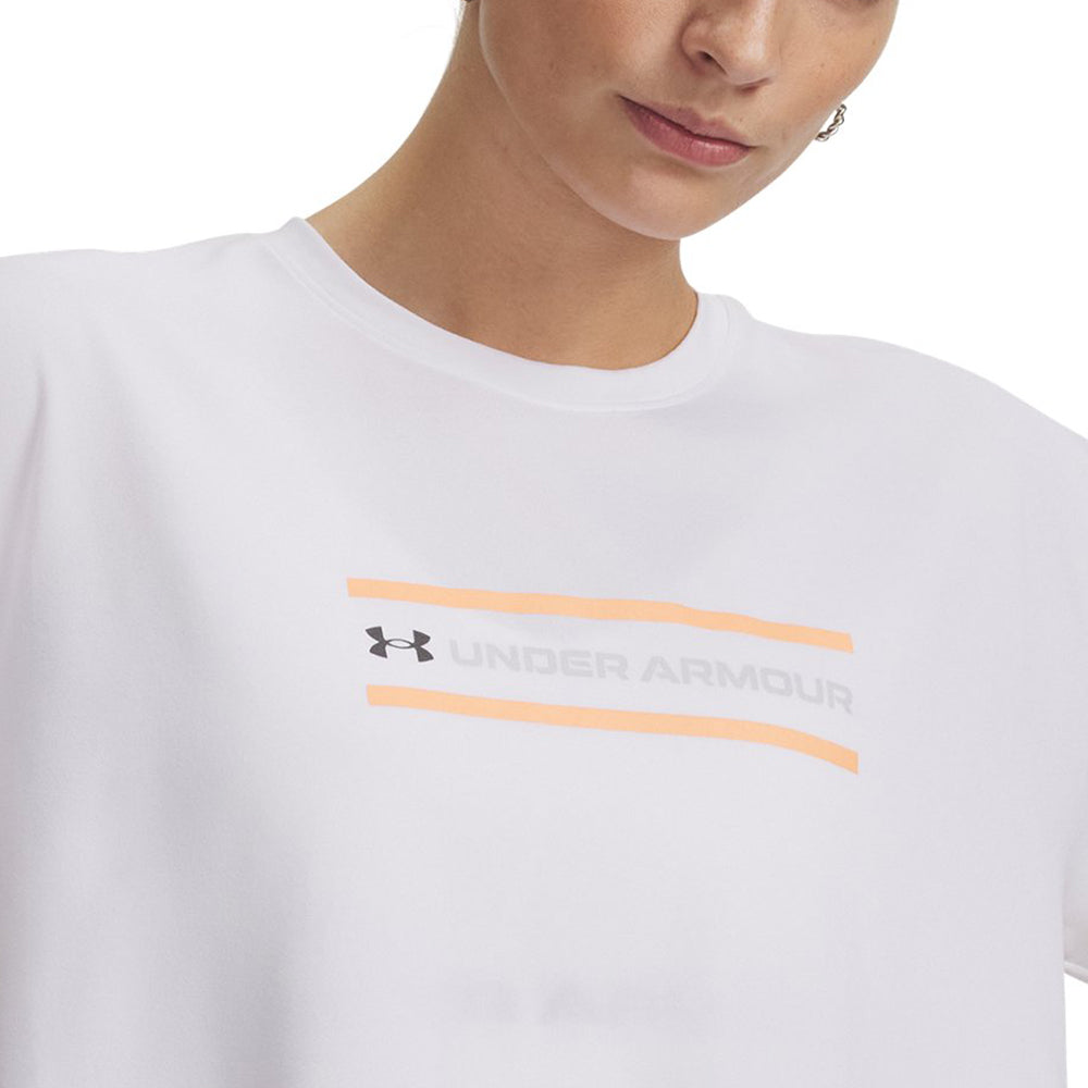 UNDER ARMOUR Tech™ Branded Crop Women's Training T-Shirt - Supersports Thailand Supersports Thailand