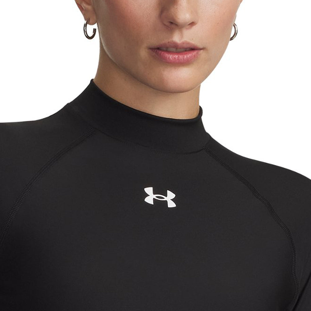 UNDER ARMOUR HeatGear Crop Mock Long Sleeve Women's Training T-Shirt - Supersports Thailand Supersports Thailand