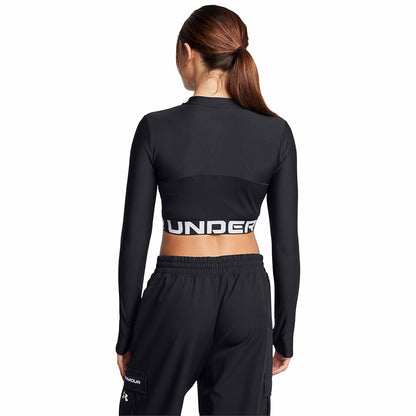 UNDER ARMOUR HeatGear® Rib ¼ Zip Long Sleeve Women's Compression - Supersports Thailand
