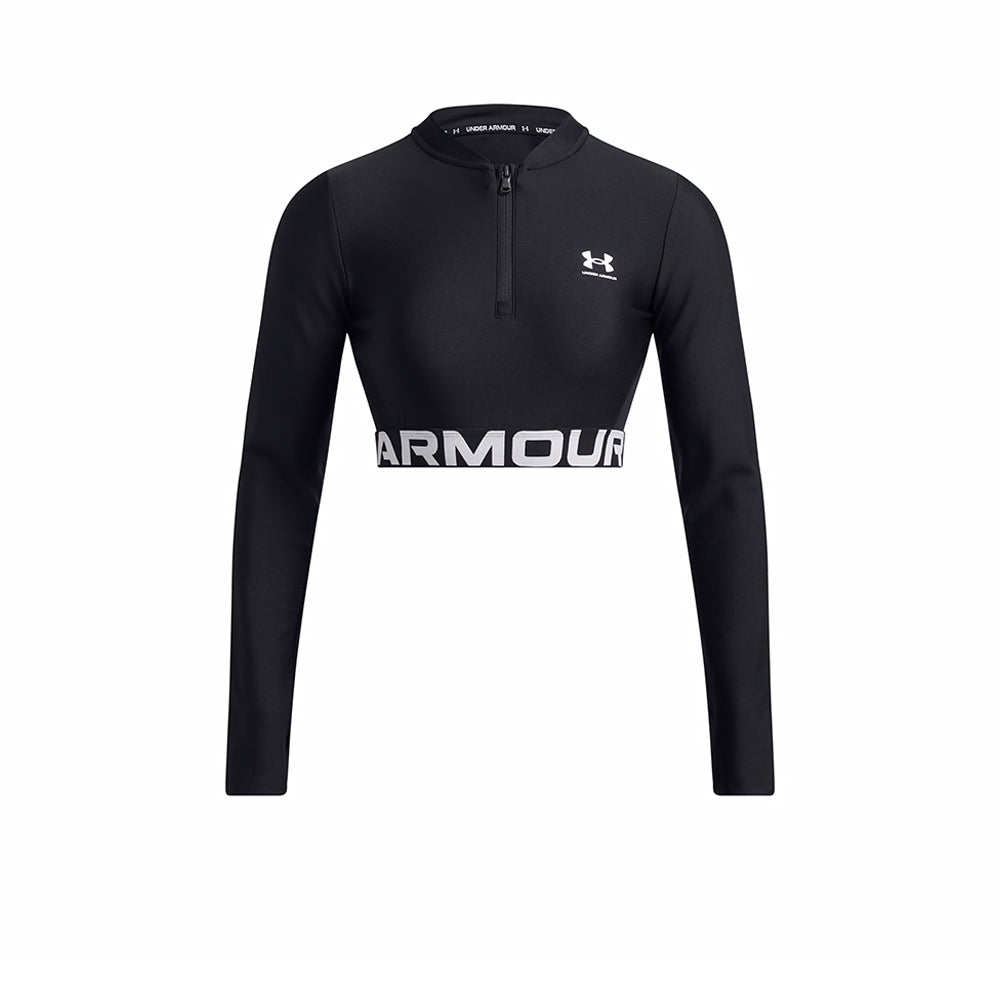UNDER ARMOUR HeatGear® Rib ¼ Zip Long Sleeve Women's Compression - Supersports Thailand