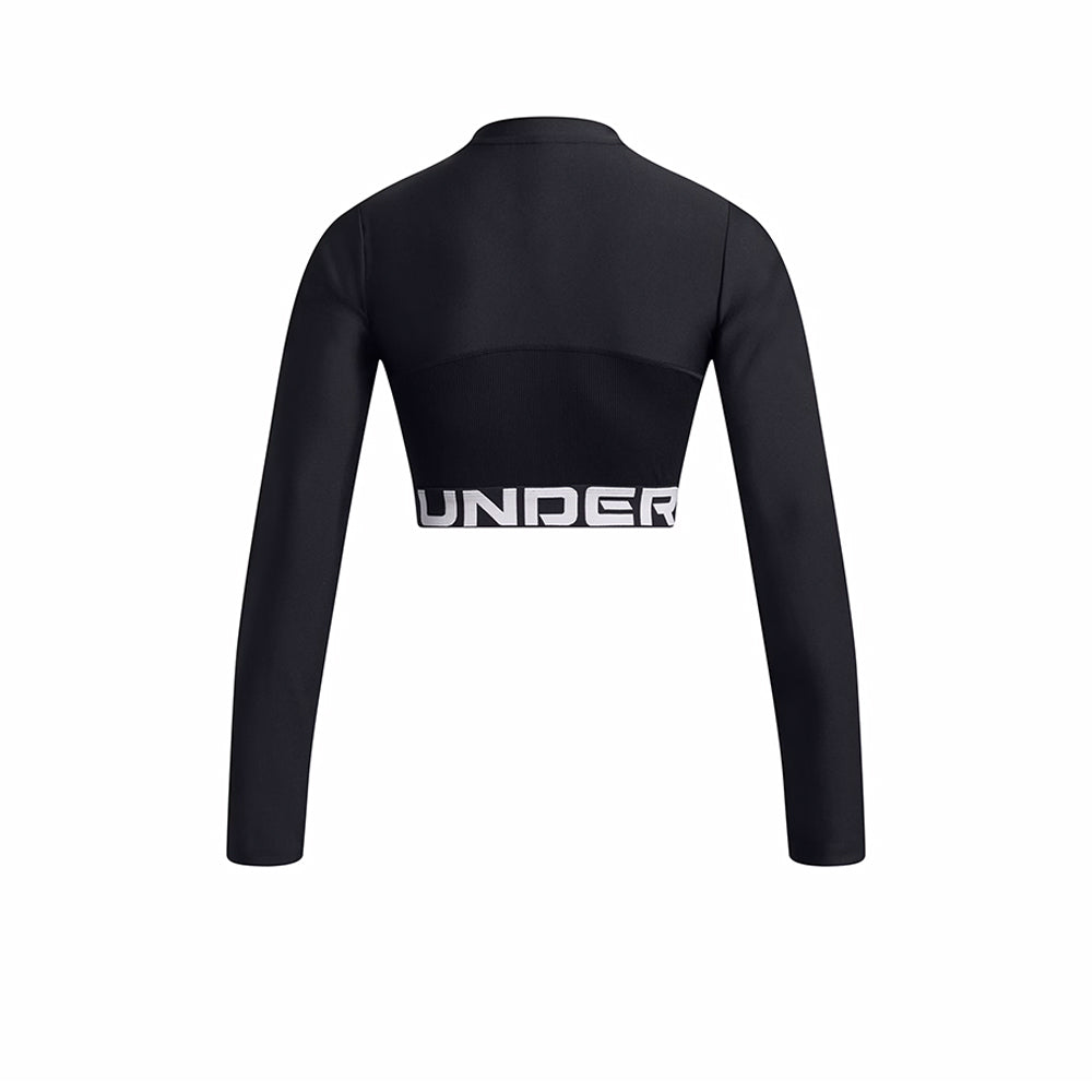 UNDER ARMOUR HeatGear® Rib ¼ Zip Long Sleeve Women's Compression - Supersports Thailand