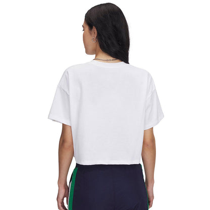 UNDER ARMOUR Varsity Mix Heavyweight Crop เสื้อออกกำลังกายผู้หญิง