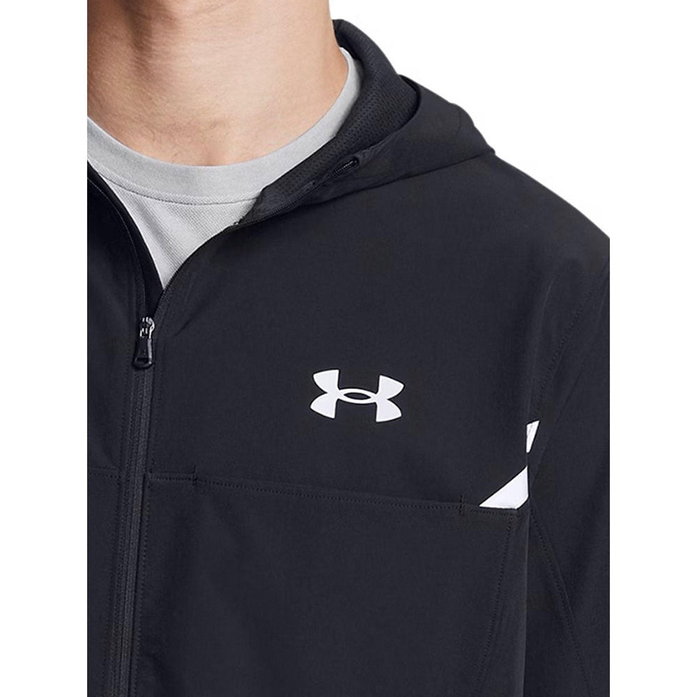 UNDER ARMOUR Vanish Woven Utility เสื้อแจ็คเก็ตออกกำลังกายผู้ชาย