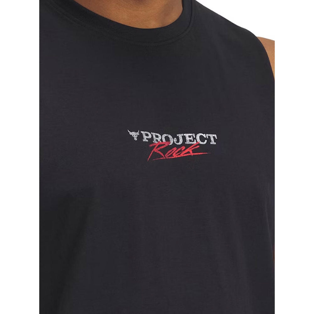 UNDER ARMOUR Project Rock เสื้อกล้ามออกกำลังกายผู้ชาย