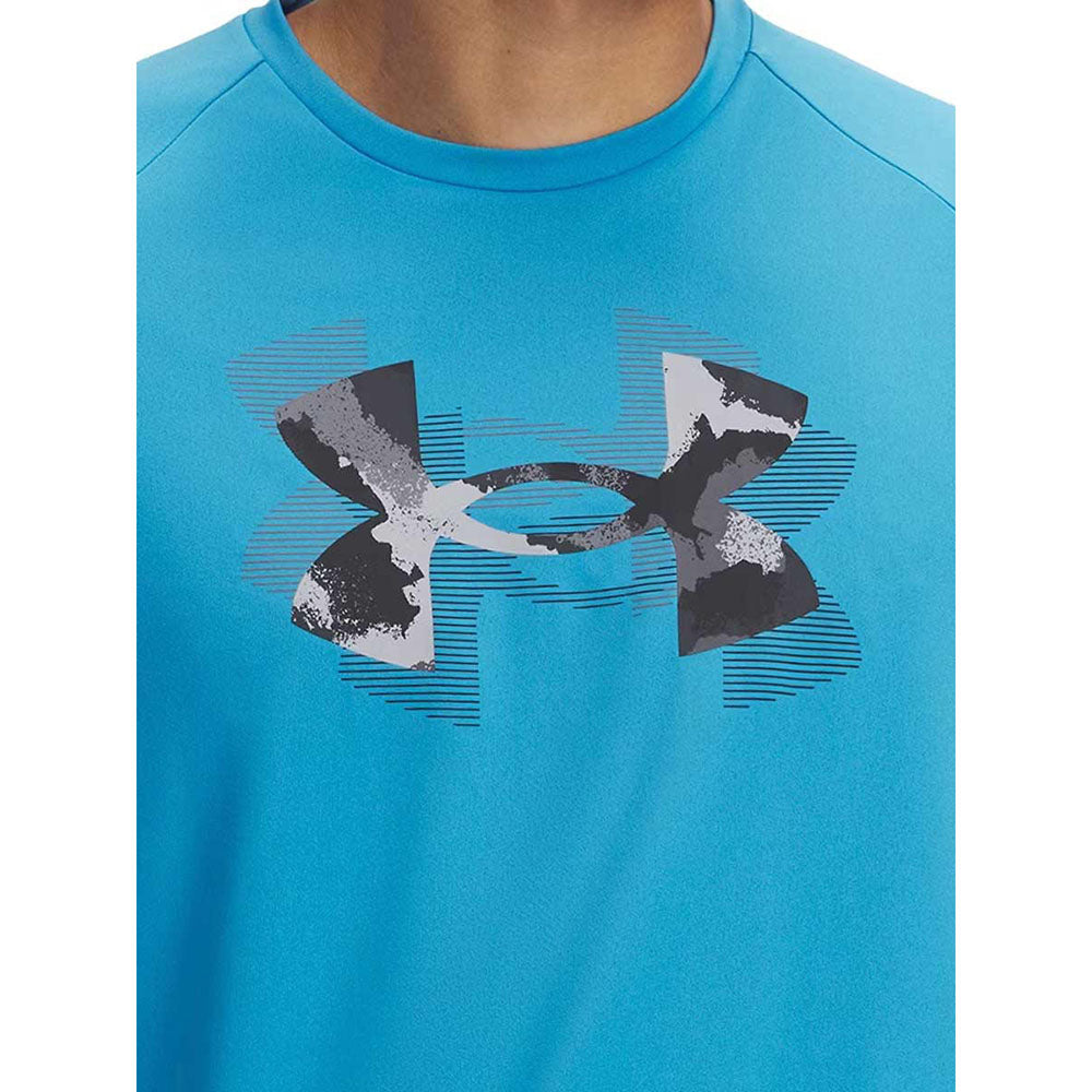 UNDER ARMOUR Tech™ Print Fill เสื้อออกกำลังกายผู้ชาย