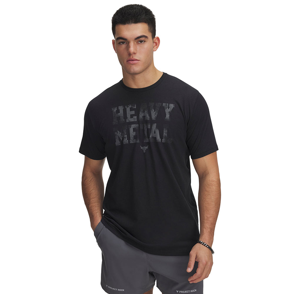 UNDER ARMOUR Project Rock Metal เสื้อออกกำลังกายผู้ชาย