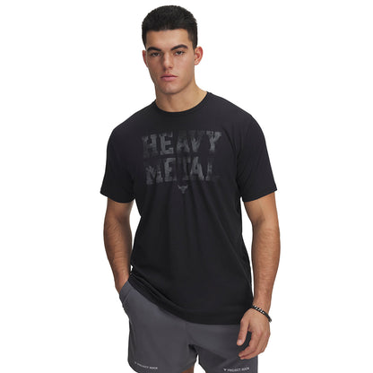 UNDER ARMOUR Project Rock Metal เสื้อออกกำลังกายผู้ชาย
