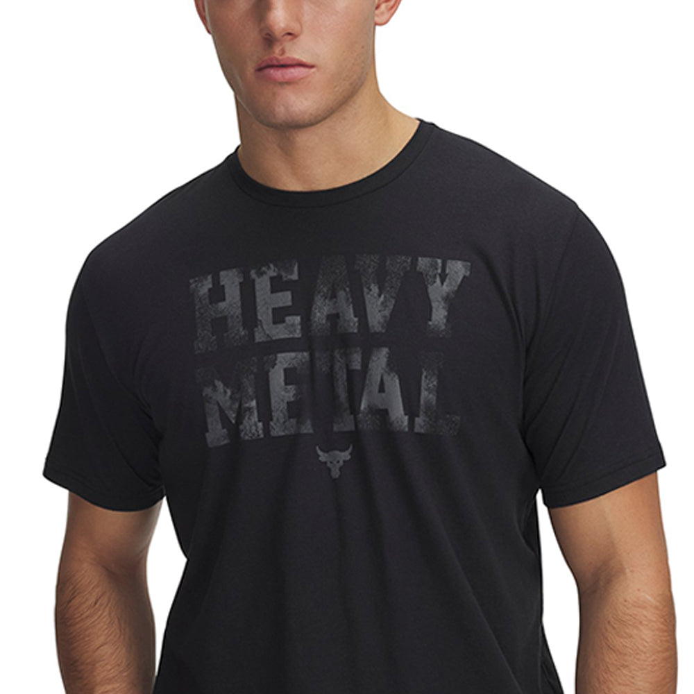 UNDER ARMOUR Project Rock Metal เสื้อออกกำลังกายผู้ชาย