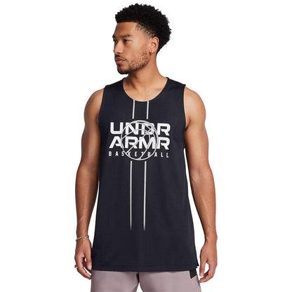 UNDER ARMOUR Zone Reversible เสื้อกล้ามบาสเกตบอลผู้ชาย