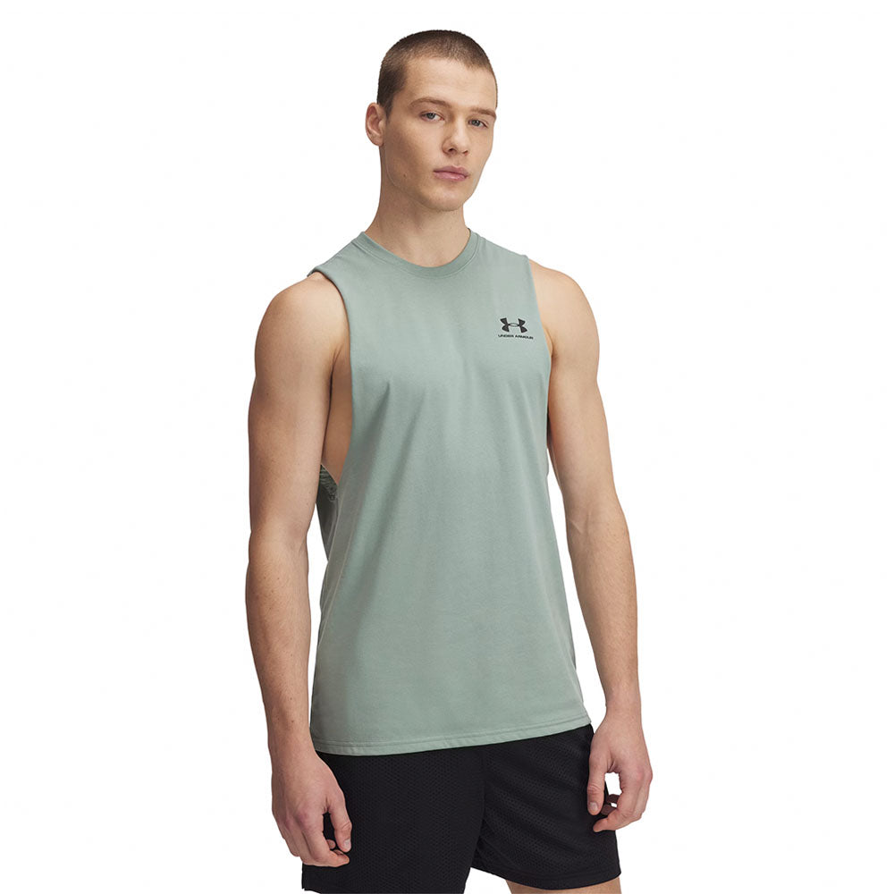 UNDER ARMOUR Left Chest Cut-Off Men's Training Tank