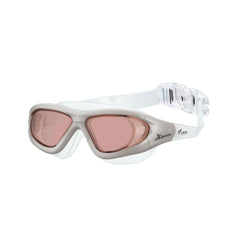 VIEW แว่นตาว่ายน้ำ/เจ็ทสกี ซิลิโคน V1000A สีน้ำตาล/เงิน - 1