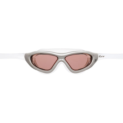VIEW แว่นตาว่ายน้ำ/เจ็ทสกี ซิลิโคน V1000A สีน้ำตาล/เงิน - 2