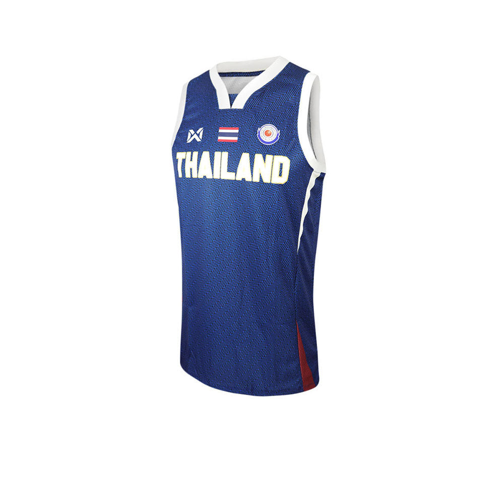 WARRIX เสื้อแข่งบาสเกตบอลผู้ใหญ่ทีมชาติไทย ฤดูกาล 2024