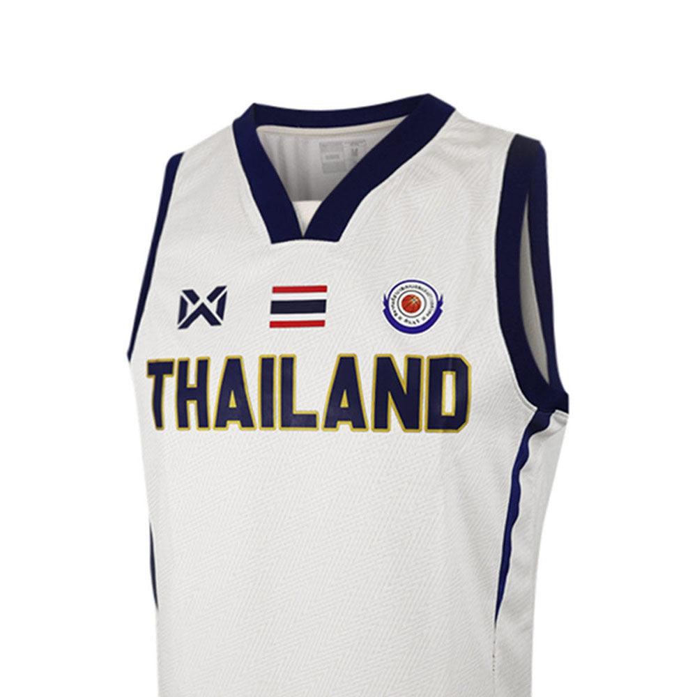 WARRIX เสื้อแข่งบาสเกตบอลผู้ใหญ่ทีมชาติไทย ฤดูกาล 2024