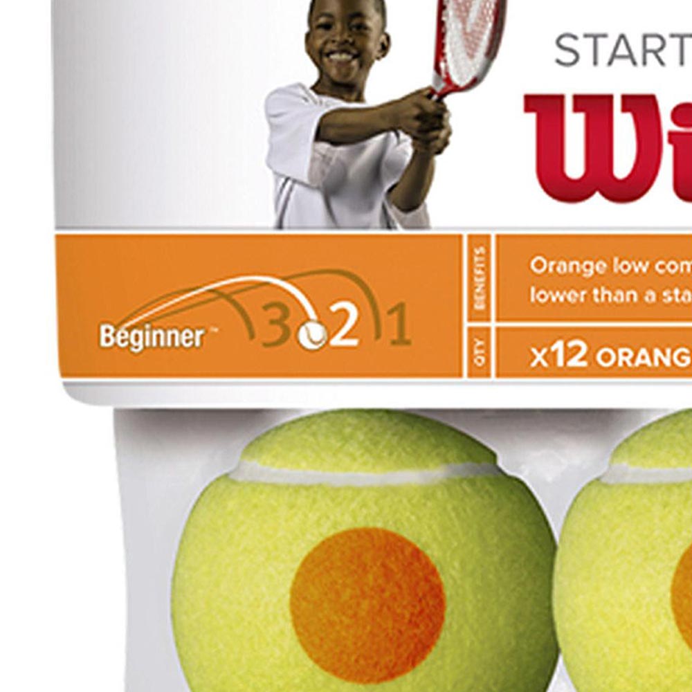 WILSON Starter Orange Tennis Ball (12 Balls) - Supersports Thailand