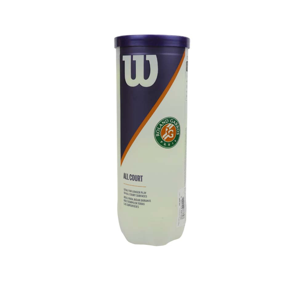 WILSON Roland Garros All Court Tennis Ball (3 Balls)