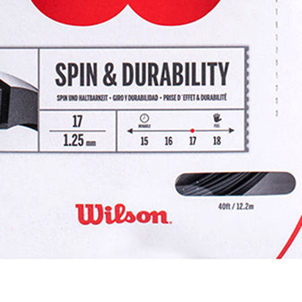 WILSON Revolve Spin 1.25/17 Tennis String (17g/1.25mm) - Supersports Thailand Supersports Thailand