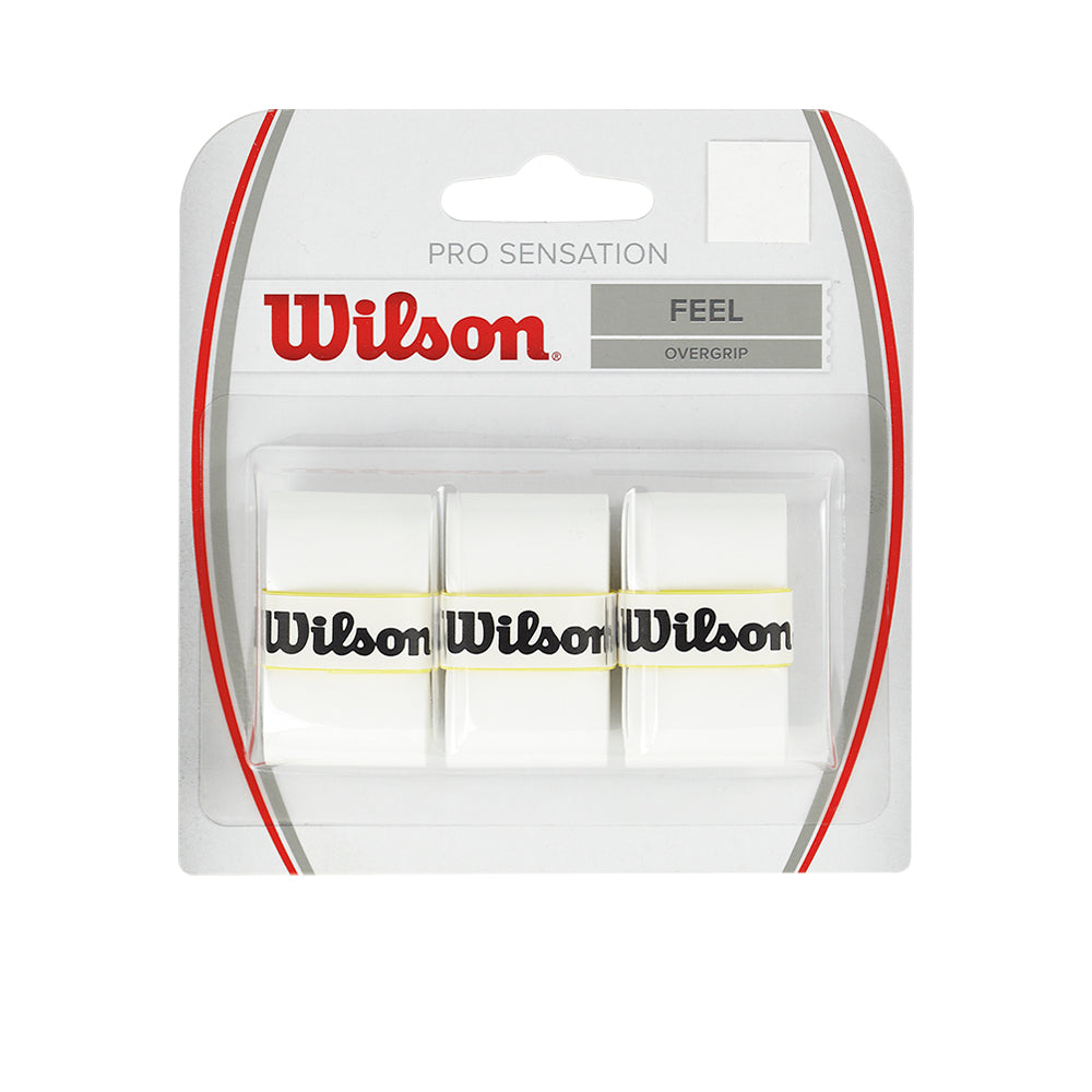 WILSON Pro Overgrip Sensation เทปพันด้ามไม้เทนนิส (แพ็ค 3 ชิ้น)