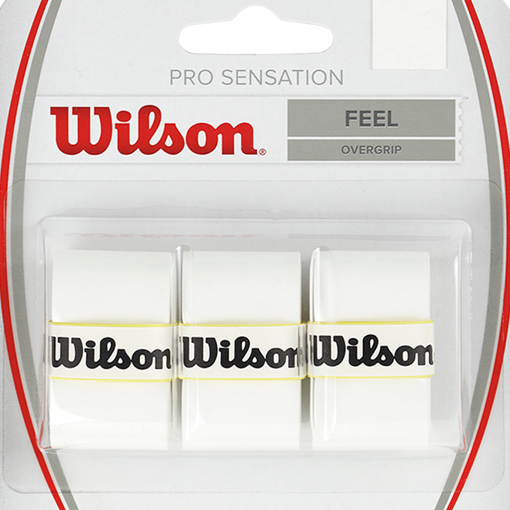 WILSON Pro Overgrip Sensation เทปพันด้ามไม้เทนนิส (แพ็ค 3 ชิ้น)