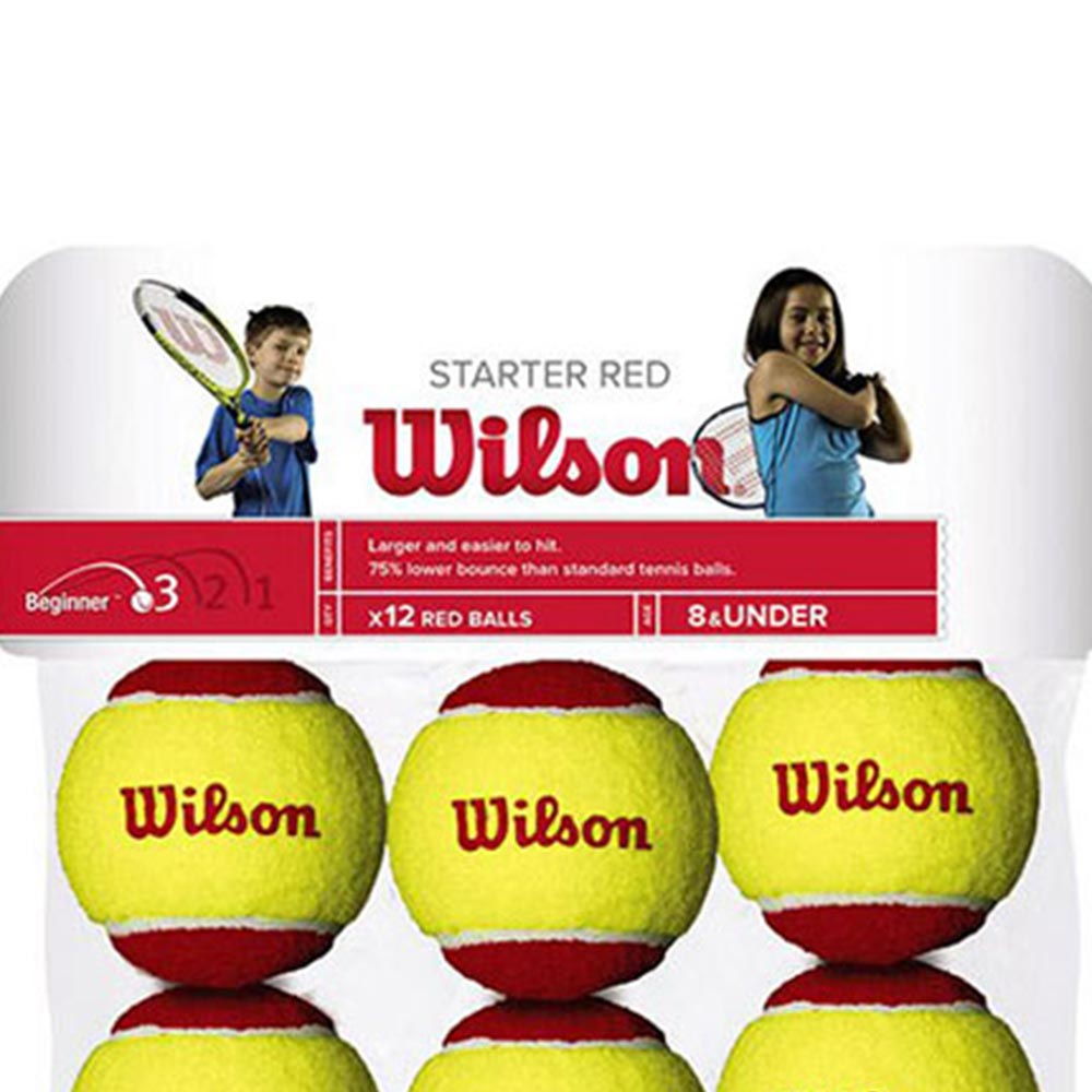 WILSON Starter Red Tennis Ball (12 Pack) - Supersports Thailand