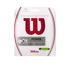 WILSON Synthetic Gut Power 16 Tennis String (16g/1.30mm) - Supersports Thailand