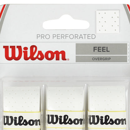 WILSON Pro Perforated Tennis Overgrip (3 Pieces)