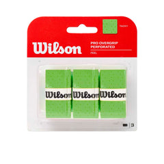 WILSON Pro Overgrip Perforated เทปพันด้ามไม้เทนนิส (แพ็ค 3 ชิ้น)