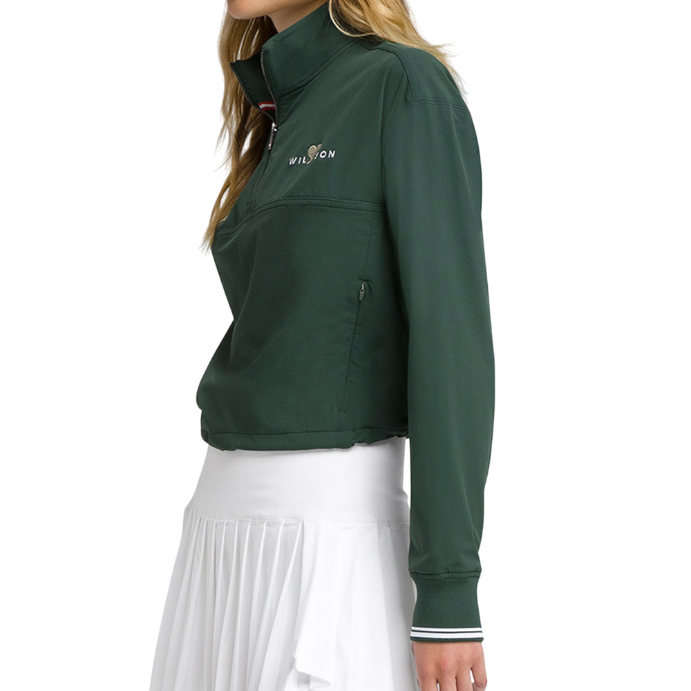 WILSON Davenport Woven Pop Over Women's Tennis Sweatshirt - Supersports Thailand