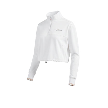 WILSON Davenport Woven Pop Over Women's Tennis Sweatshirt - Supersports Thailand