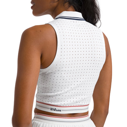 WILSON River Croped Women's Tennis Polo Tank - Supersports Thailand