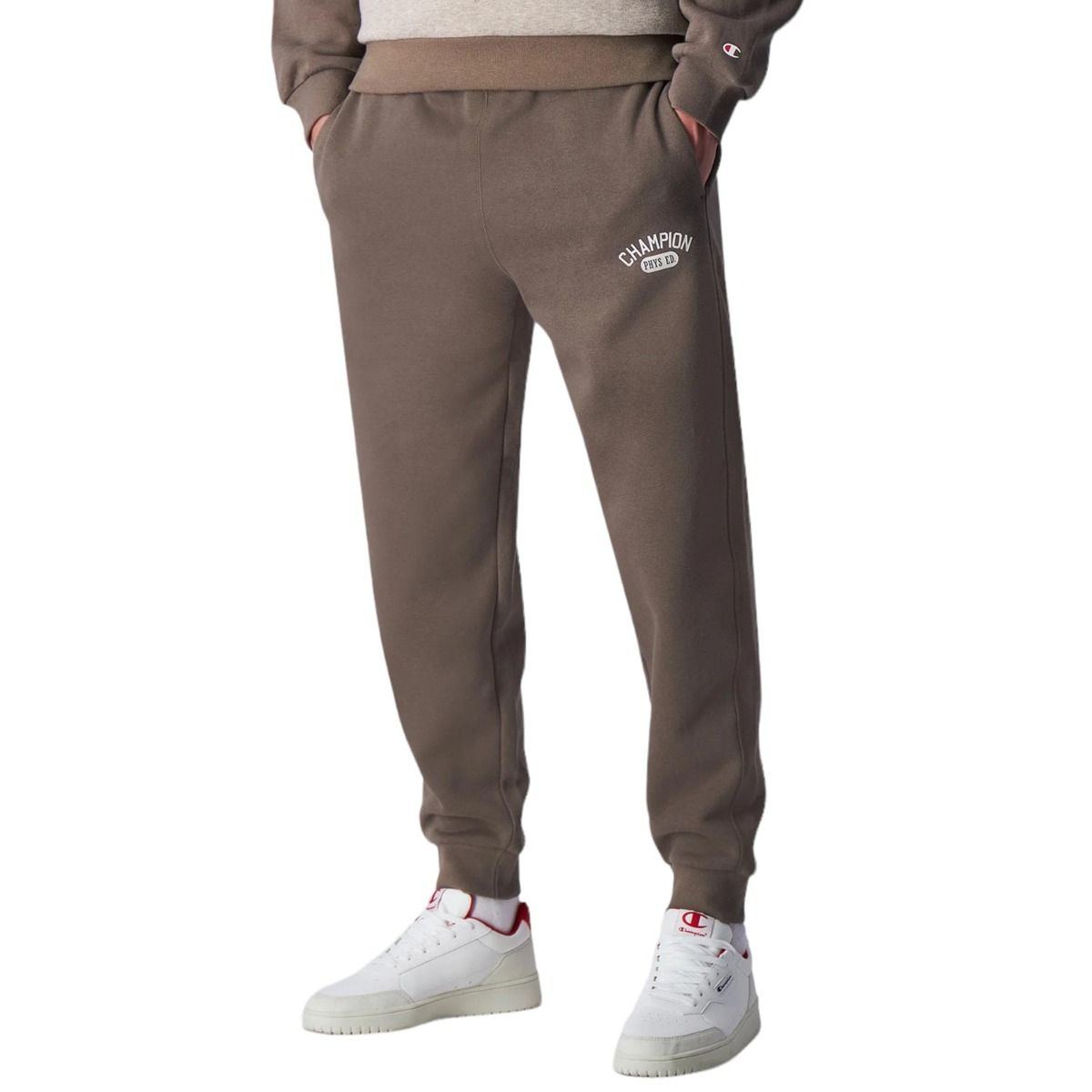 CHAMPION RIB CUFF PANTS กางเกงขายาว ผู้ชาย 219172-MS510 Brown - 1 Supersports Thailand