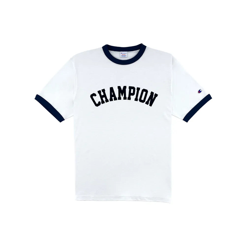 CHAMPION TEE เสื้อยืดทีเชิ๊ต ผู้ชาย C2-Z301-010 White - 1