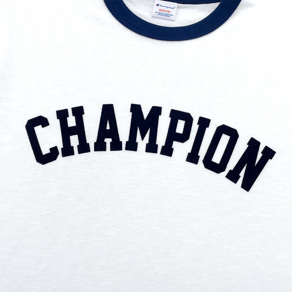 CHAMPION TEE เสื้อยืดทีเชิ๊ต ผู้ชาย C2-Z301-010 White - 1