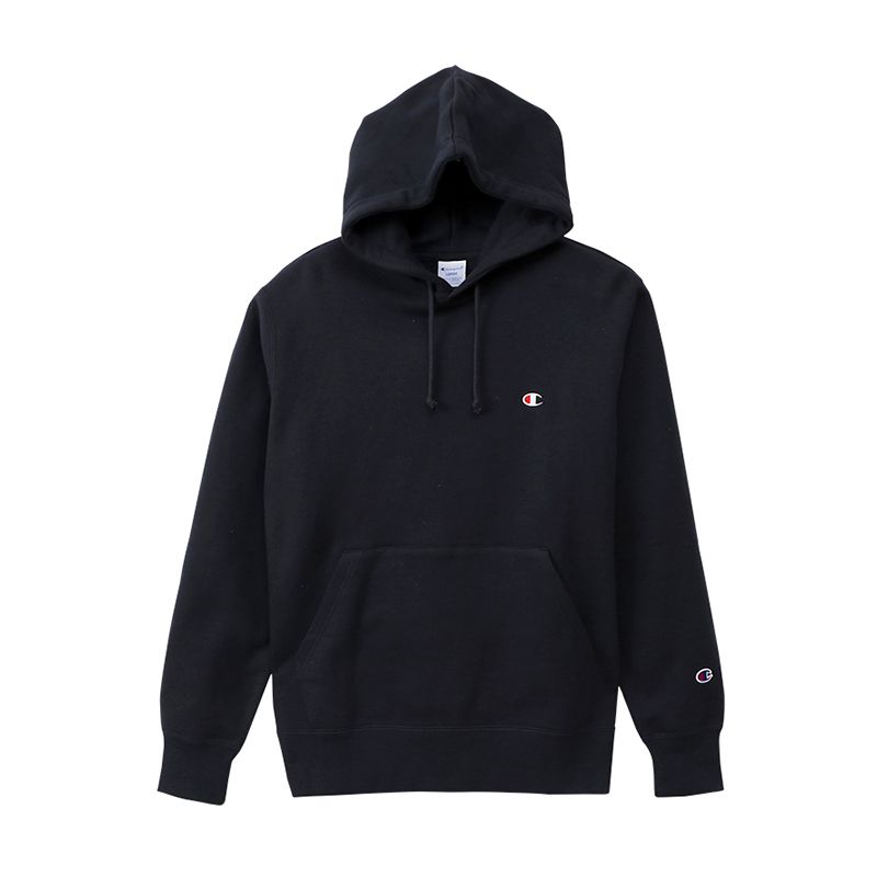 CHAMPION PULLOVER HOODIE SWEATSHIRT เสื้อฮู้ด ผู้ชาย C3-Q101-370 Blue - 1 Supersports Thailand