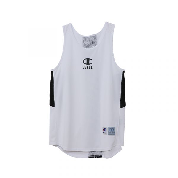 CHAMPION VENTILATION TANK เสื้อกล้าม ผู้ชาย C3-TB343-010 White - 1 Supersports Thailand