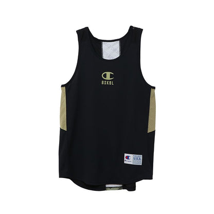 CHAMPION VENTILATION TANK เสื้อกล้าม ผู้ชาย C3-TB343-090 Black - 1