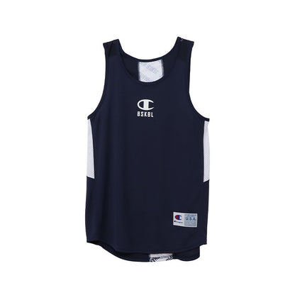 CHAMPION VENTILATION TANK เสื้อกล้าม ผู้ชาย C3-TB343-370 Blue - 1