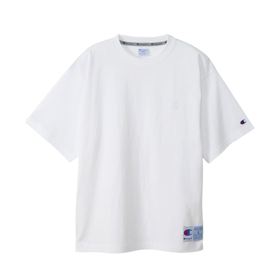 CHAMPION SHORT SLEEVE T-SHIRT เสื้อยืดทีเชิ๊ต ผู้ชาย C3-V331-010 White - 1