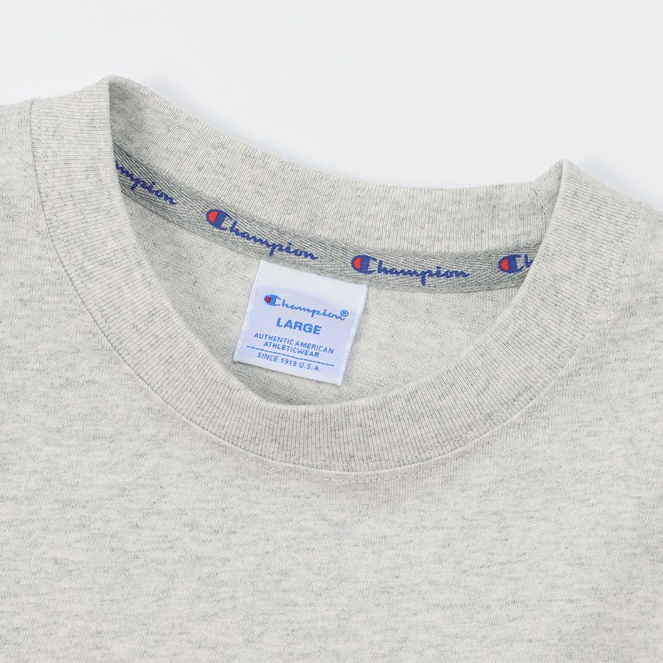 CHAMPION SHORT SLEEVE T-SHIRT เสื้อยืดทีเชิ๊ต ผู้ชาย C3-V331-810 Cream - 1 Supersports Thailand