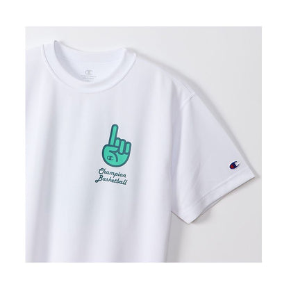 CHAMPION PRACTICE T-SHIRT เสื้อยืดทีเชิ๊ต ผู้ชาย C3-VB317-010 White - 1