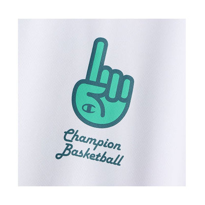CHAMPION PRACTICE T-SHIRT เสื้อยืดทีเชิ๊ต ผู้ชาย C3-VB317-010 White - 1