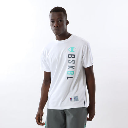 CHAMPION SHORT SLEEVE T-SHIRT เสื้อยืดทีเชิ๊ต ผู้ชาย C3-WB343-010 White - 1