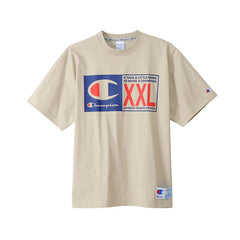 CHAMPION S/S T-SHIRT เสื้อยืดทีเชิ๊ต ผู้ชาย C3-X326-782 Cream - 1