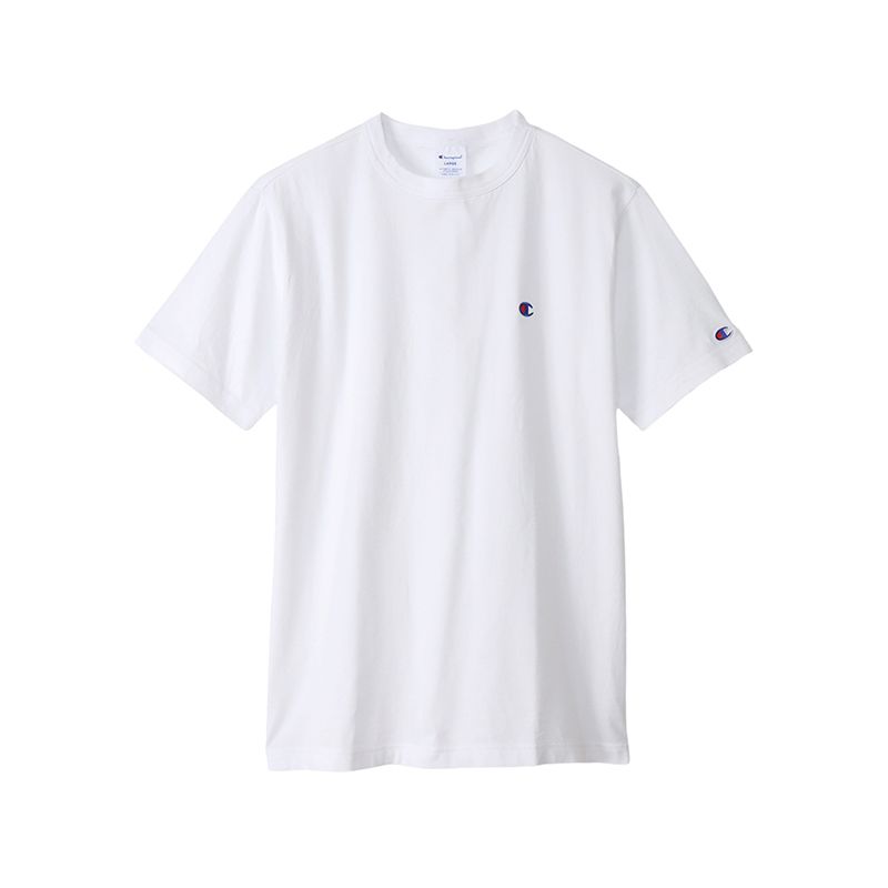 CHAMPION SHORT SLEEVE T-SHIRT เสื้อยืดทีเชิ๊ต ผู้ชาย C3-X352-010 White - 1