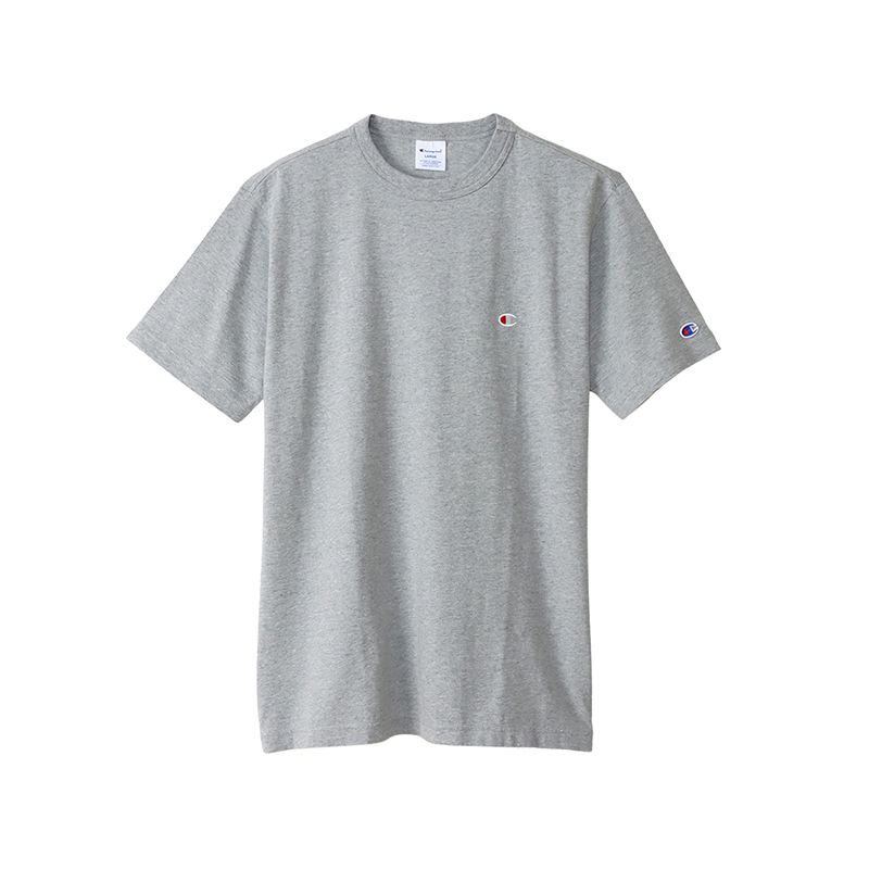 CHAMPION SHORT SLEEVE T-SHIRT เสื้อยืดทีเชิ๊ต ผู้ชาย C3-X352-070 Grey - 1