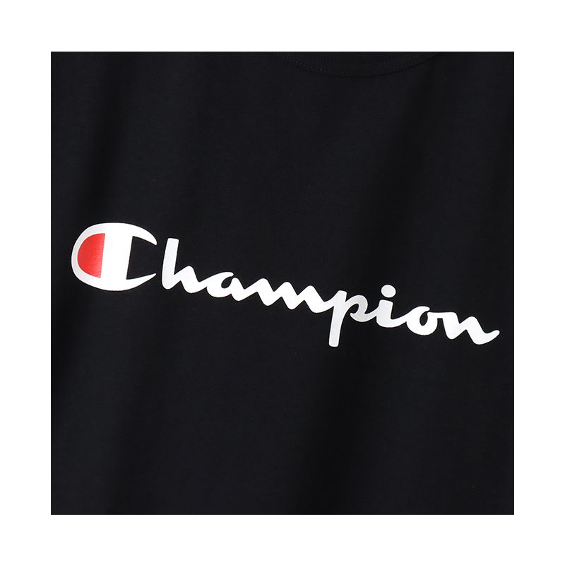 CHAMPION SHORT SLEEVE T-SHIRT เสื้อยืดทีเชิ๊ต ผู้ชาย C3-X353-090 Black - 1